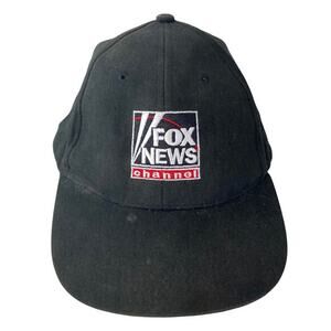 News Unisex Black Snapback‎ Cap Adjustable Embroidered Logo Hat